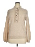 Boden 100% Wool Tan Long Sleeve Blouse Size 14 - photo 1