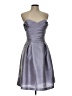 Alfred Sung 100% Polyester Metallic Silver Cocktail Dress Size 10 - photo 1