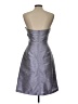 Alfred Sung 100% Polyester Metallic Silver Cocktail Dress Size 10 - photo 2