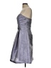 Alfred Sung 100% Polyester Metallic Silver Cocktail Dress Size 10 - photo 5