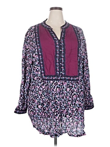 Woman Within Long Sleeve Blouse (view 1)