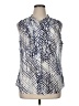 CAbi 100% Polyester Blue Sleeveless Blouse Size XL - photo 1