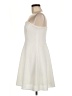 Express Stripes White Ivory Cocktail Dress Size 8 - photo 5