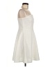 Express Stripes White Ivory Cocktail Dress Size 8 - photo 4