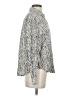Rails Animal Print Silver Long Sleeve Blouse Size S - photo 4