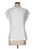 Adidas 100% Polyester White Short Sleeve Blouse Size L - photo 1