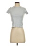 Brandy Melville Silver Short Sleeve Turtleneck Size S - photo 1
