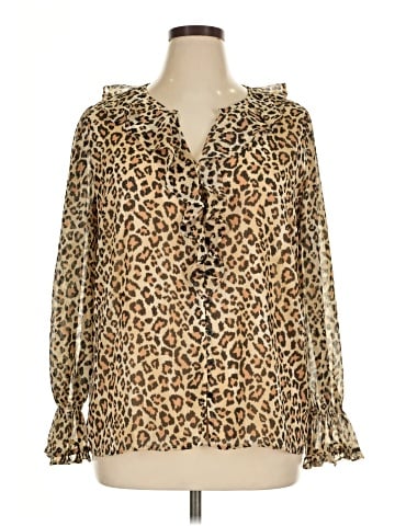 On 34th Long Sleeve Blouse (view 1)