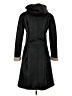 DKNY 100% Polyurethane Black Coat Size XS - photo 2