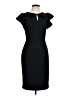 Knitee Solid Black Cocktail Dress Size L - photo 1