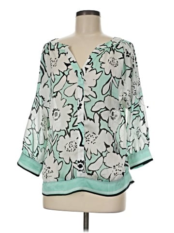 New York & Company 3/4 Sleeve Blouse (view 1)