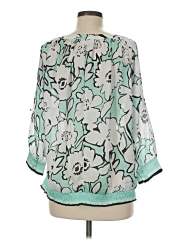 New York & Company 3/4 Sleeve Blouse (view 2)