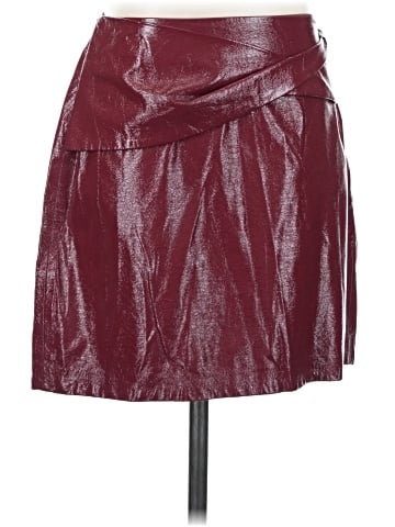 Zara TRF Faux Leather Skirt (view 1)