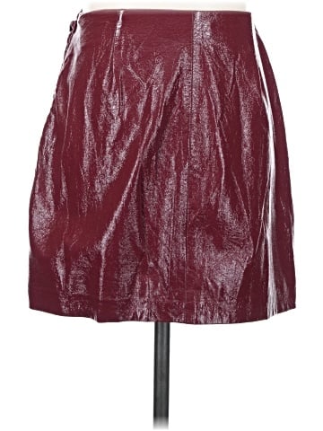 Zara TRF Faux Leather Skirt (view 2)