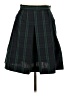 Parker 100% Polyester Plaid Green Casual Skirt Size 30 waist - photo 1