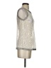 Hem & Thread Silver Sleeveless Blouse Size S - photo 4