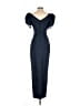 Alfred Angelo 100% Polyester Blue Cocktail Dress Size XS (estimated) - photo 2