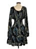 Mooi Paisley Blue Cocktail Dress Size S (estimated) - photo 2