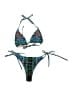 Assorted Brands Print Blue Two Piece Swimsuit Size M (kids) - photo 1