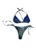 Assorted Brands Print Blue Two Piece Swimsuit Size M (kids) - photo 2