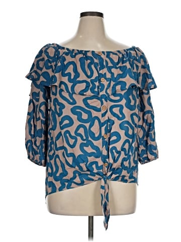 Oddi 3/4 Sleeve Blouse (view 1)
