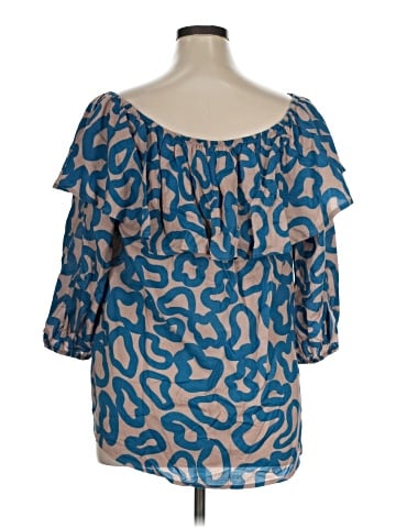 Oddi 3/4 Sleeve Blouse (view 2)