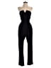 Mystic 100% Polyester Solid Black Jumpsuit Size S (estimated) - photo 1