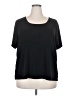 Avenue Black Short Sleeve Top Size 22 Plus - photo 1