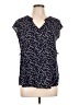Le Lis Blue Sleeveless T-Shirt Size L - photo 1