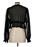 Divided by H&M 100% Polyester Black Long Sleeve Blouse Size L - photo 2