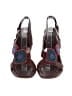 Prada Color Block Purple Burgundy Sandals Size EU 36 - photo 2