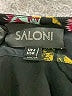 Saloni 100% Silk Black Short Sleeve Top Size 0 - photo 4