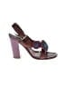 Prada Color Block Purple Burgundy Sandals Size EU 36 - photo 1