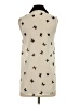 Pinky 100% Polyester Houndstooth Ivory Sleeveless Blouse Size S - photo 2