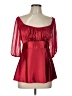 Unbranded Red 3/4 Sleeve Blouse Size L - photo 1