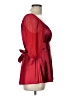 Unbranded Red 3/4 Sleeve Blouse Size L - photo 4