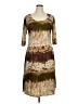 Assorted Brands 100% Polyester Tie-dye Brown Casual Dress Size 16 - photo 1