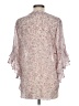 Vince Camuto 100% Polyester Floral Pink 3/4 Sleeve Blouse Size L - photo 2