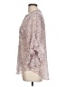 Vince Camuto 100% Polyester Floral Pink 3/4 Sleeve Blouse Size L - photo 5