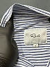 Rails Stripes Blue Long Sleeve Button-Down Shirt Size S - photo 7