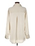 Open Edit Ivory Long Sleeve Button-Down Shirt Size M - photo 2