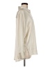Open Edit Ivory Long Sleeve Button-Down Shirt Size M - photo 4