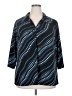 Lane Bryant Blue 3/4 Sleeve Blouse Size 26 - 28 Plus - photo 1