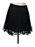 Nanette Lepore 100% Polyester Solid Black Casual Skirt Size 2 - photo 1