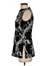 Hilton Hollis Graphic Black Sleeveless Blouse Size 2 - photo 5