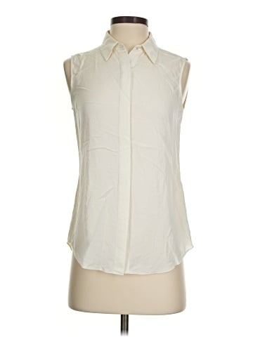 Theory Sleeveless Silk Top (view 1)