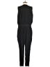 Attention 100% Polyester Solid Black Jumpsuit Size L - photo 2