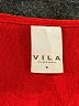 Vila 100% Polyester Hearts Red Cocktail Dress Size S - photo 4