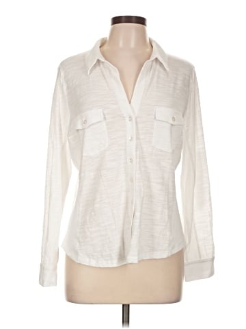 Caslon Long Sleeve Blouse (view 1)