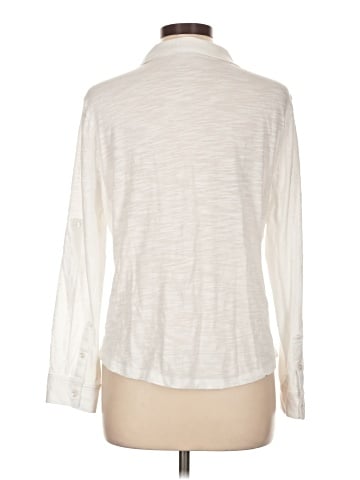 Caslon Long Sleeve Blouse (view 2)